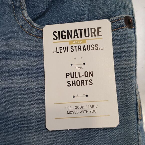 NWT Boys Signature Levi's GOLD Pull-On Shorts Sz S - Picture 4 of 6